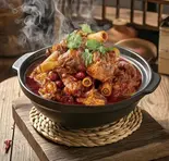 ラム肉盛り合わせ醤油煮込み(麻辣全家福)（正宗中国味·羊大厨）