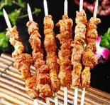 焼ラム肉6串(羊肉串6串)（正宗中国味·羊大厨）