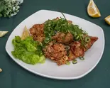ネギ塩からあげ(並盛)4個入り Welsh Onion ＆ Salt Fried Chicken (Regular) Includes 4 Pieces（大分からあげ わん 武庫之荘駅前店）