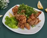 ネギ塩からあげ(大盛)12個入り Welsh Onion ＆ Salt Fried Chicken (Large) Includes 12 Pieces（大分からあげ わん 武庫之荘駅前店）