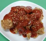 ヤンニョムチキン(中盛)8個入り（大分からあげ わん 武庫之荘駅前店）