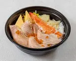 (137)炙りとろサーモン丼(金太郎鮨)