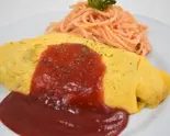 ケチャップオムライス+ミニパスタセット(cafe crerumi)