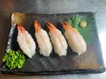 甘エビの握り 4貫（海鮮陶板居酒屋 赤の雅）
