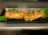 納豆とネギが入っただし巻き玉子（海鮮陶板居酒屋 赤の雅）