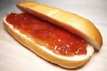 イチゴジャム・コッペパン（宝珠パン）