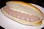 チョコホイップ・コッペパン（宝珠パン）