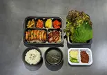 【炭火焼き】豚トロ定食 숯불 항정살정식（ミチンゴギ）