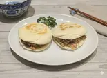 迷你肉夹馍/ミニ焼きバーガー(天山見・西北本場料理店・刀削麺(HalalaFood))