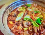 天山大盤雞(含一份刀削面)(大份)/天山大皿鶏(刀削麺つけ)(大盛り)(天山見・西北本場料理店・刀削麺(HalalaFood))