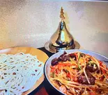 土豆絲拌麵/ジャガイモと牛肉あんかけ麺(天山見・西北本場料理店・刀削麺(HalalaFood))