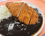 カツカレー 唐揚げセット(波止場食堂出田町店)
