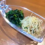 ナムル二種盛り（やきにく荒ちゃん）