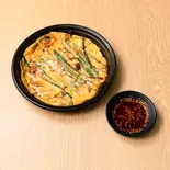 海鮮ネギチヂミ(ランチ) Seafood and Green Onion Korean Pancake Lunch（熟成肉専門店 ヨプの王豚塩焼 吉祥寺店）