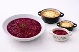 【定番】ボルシチとグラタンセット(完食ラボ 目黒店)
