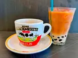 香港ミルクティー(アイス)（香港傳奇 浅草店）