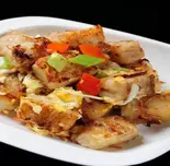 大根餅のxo醬炒め（香港傳奇 浅草店）
