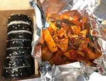 海苔巻きトッポキセット（韓国家庭料理フルハウス）