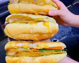 豚とレバーパテのバインミー（キムソンクアン）