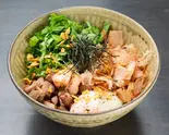 【当店1番人気!】自家製ベーコンandエッグまぜ飯 Homemade Bacon & Eggs Mixed Rice(Ramen Tunaholic Tokyo)