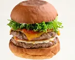 ダブルチーズバーガー(ポテト＆ドリンクセット)（TRAVIS BURGER）