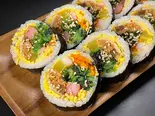 青唐そぼろキンパ（ペダルチキン）
