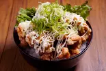ネギマヨ唐揚げ丼 Green Onion ＆ Mayo Karaage Donburi 5 pcs（九州醤油×デカ盛り唐揚げ 霧島商店～狛江店～）