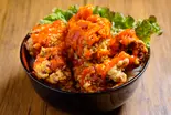 ホットチリ唐揚げ丼 Hot Chili Karaage Donburi 5 pcs（九州醤油×デカ盛り唐揚げ 霧島商店～狛江店～）
