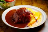 デミグラスオムライス＆ミニサラダ Demi-glace sauce Omelet rice ＆ mini salad（【カラダが喜ぶオムライスCafe】Egg House～西久保店～）