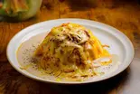 ポルチーニホワイトチーズオムライス＆ミニサラダWhite sauce Cheese Omelette Rice＆ mini salad（【カラダが喜ぶオムライスCafe】Egg House～西久保店～）