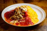 トマトチーズオムライスTomato sauce Cheese Omelette Rice(【カラダが喜ぶオムライスCafe】Egg House~立川柴崎町店~)