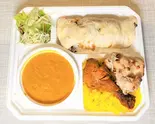 タンドリーチキン＆マライカバブ弁当/Tandoori Chicken ＆ Malai Kabab Bento（ナマステキッチン 大塚）