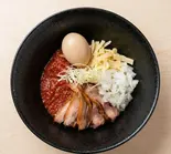 味玉チリトマト親鶏まぜそば(200g)（TOMORROW NEVER NOODLES）