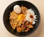 特製煮干し豚まぜそば(200g)（TOMORROW NEVER NOODLES）