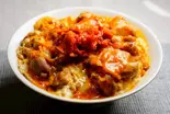 人気No.2 鶏だくキムチの親子丼(鶏 120g) kimchi Oyako-don (120g chicken)（【出汁の親子丼】鶏ヶ屋(TORIGAYA)～月寒店～）