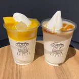 フルーティーセット(スミダノラクエン・アマメノバナーナセット)(夜アイス専門店 真夜中牧場 押上本店)