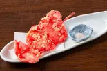 紅しょうが天 Red Pickled Ginger Tempura(博多でべそ 品川フロントビル店)