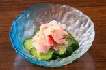 さっぱりと定番ガリきゅう Refreshing Pickled Ginger & Cucumber(博多でべそ 品川フロントビル店)