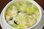 野菜玉子スープ(蔬菜蛋花汤) Vegetable ＆ Egg Soup（チャイナ厨房小岩駅前店）