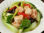 車海老のXO醤炒め(XO酱虾球) Tiger Prawn in XO Sauce Stir-Fry（チャイナ厨房小岩駅前店）