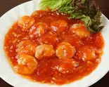 芝海老チリソース (干烧虾仁) Shrimp in Chili Sauce（チャイナ厨房小岩駅前店）
