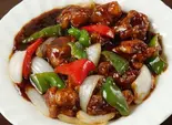 黒酢の酢豚 (黑醋咕老肉) Black Vinegar Pork（チャイナ厨房小岩駅前店）