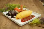 大人のお子様ランチ【オムライス&海老フライ&特製ハンバーグ】(キッチン大宮マークイズみなとみらい店)
