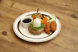 和風ハンバーグ・カキフライ(単品)(キッチン大宮マークイズみなとみらい店)