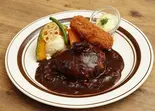 大宮特製ハンバーグ・カニクリームコロッケ(単品)(キッチン大宮マークイズみなとみらい店)