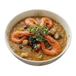 殻付き海老と春雨のアメリケーヌソース煮込みBraised Soft-Shell Prawnswith Vermicelli in Prawn Bisque(点心・香港広東料理 MOON FOREST ムーンフォレスト 月林閣)
