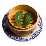 海老とニラの蒸し餃子 (2個) Steamed Shrimp & Chive Dumplings (2pc)(点心・香港広東料理 MOON FOREST ムーンフォレスト 月林閣)
