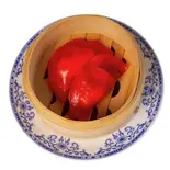 海老とトマトの蒸し餃子(2個) Steamed Shrimp and Tomato Dumplings (2pc)(点心・香港広東料理 MOON FOREST ムーンフォレスト 月林閣)