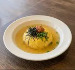 だしで食べる‘‘飲める’’茶漬けオムライス（オムライスランド仙台駅前店）