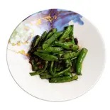 インゲンとオリーブ菜の挽き肉炒めStir-Fried Green Beans with Minced Pork and Chinese Olive(点心・香港広東料理 MOON FOREST ムーンフォレスト 月林閣)